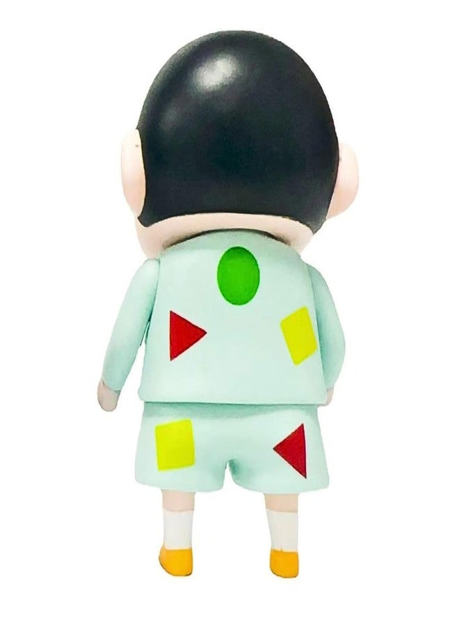 FUNFOB Shinchan Action Figure | Shin chan Figurine Cartoon Figures Toys for Boys & Girls PVC Multicolour (Shinchan Nightsuit Standing (No Cap)) - Image 5